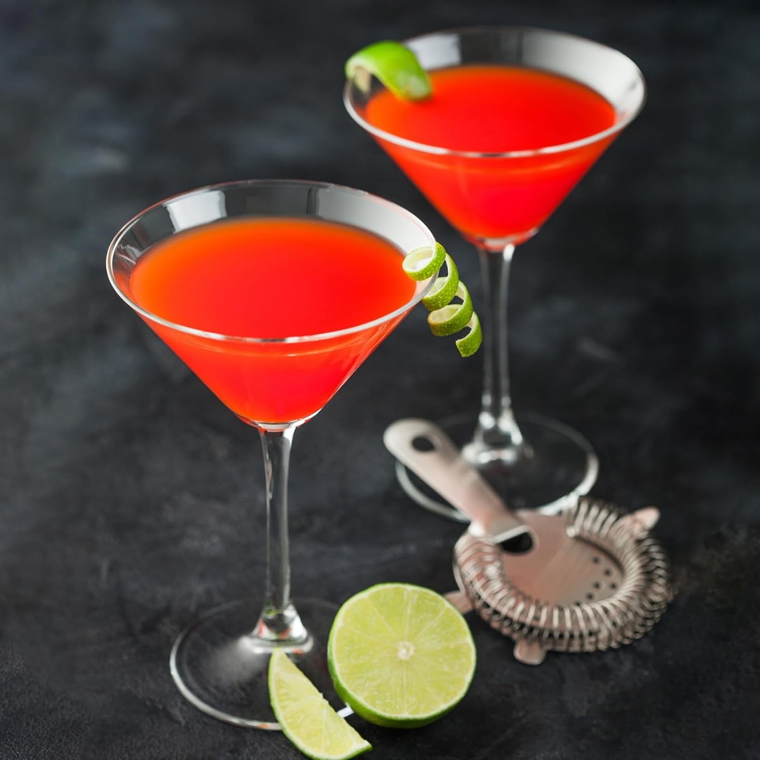 Martini Gläser Cocktailgläser 2er Set 240ml mit Geschenkbox