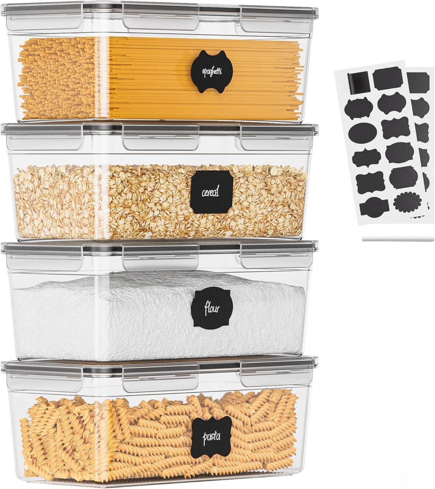 Surejoy Vorratsdosen 4er Set Luftdicht BPA Frei 3,5L