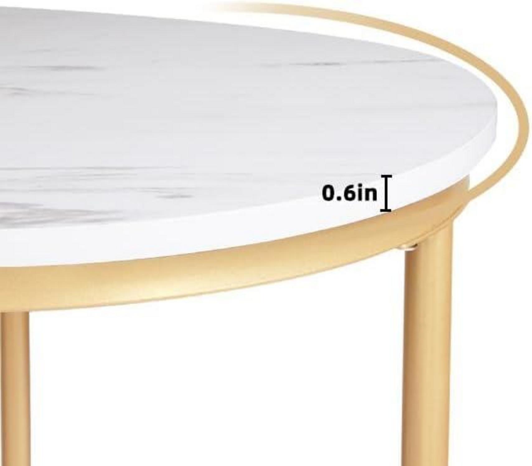 Satztische 2er Set Beistelltisch Wohnzimmer Metallgestell9499