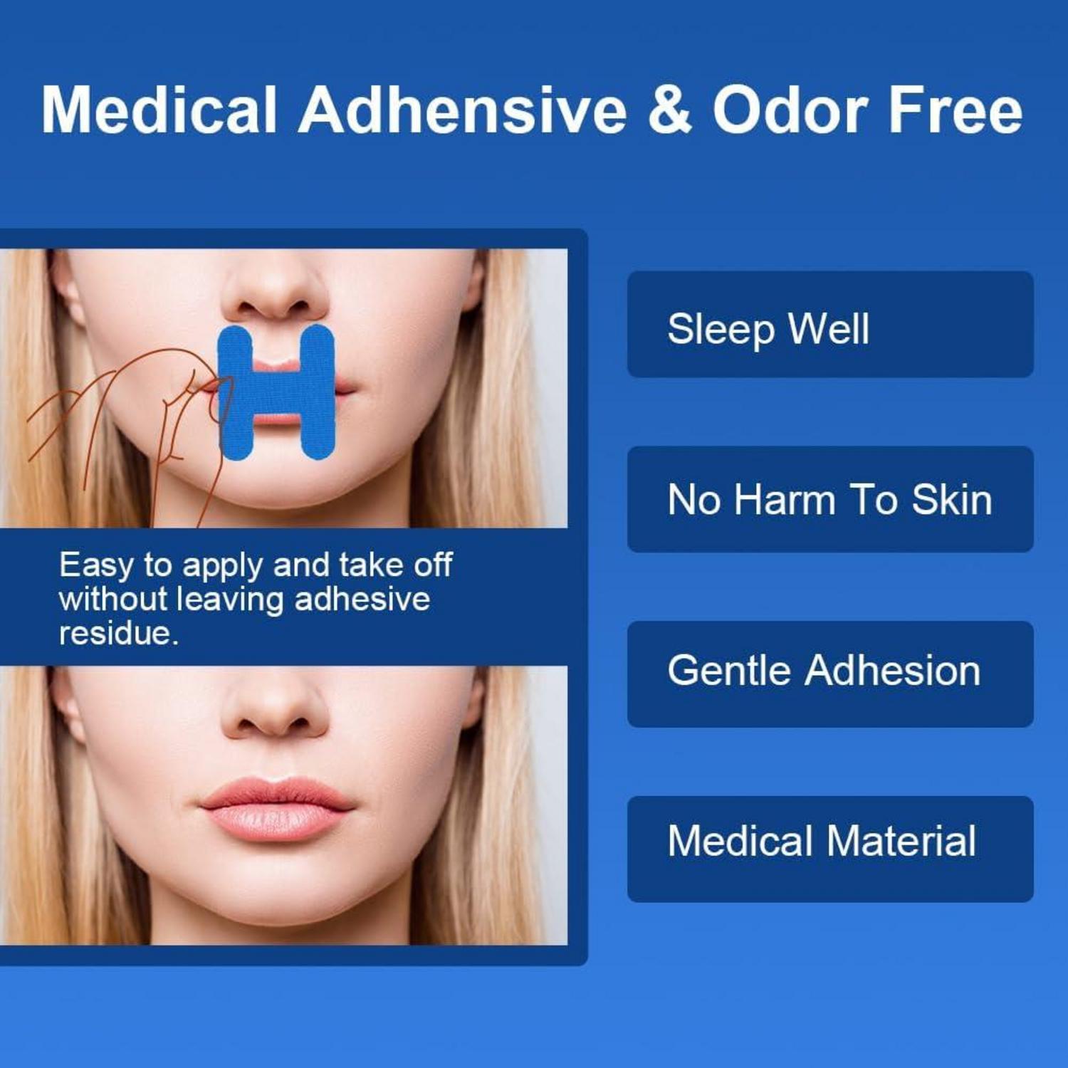 ACWOO Anti-Schnarch-Mundpflaster 90 Stück - Schlafqualität verbessern