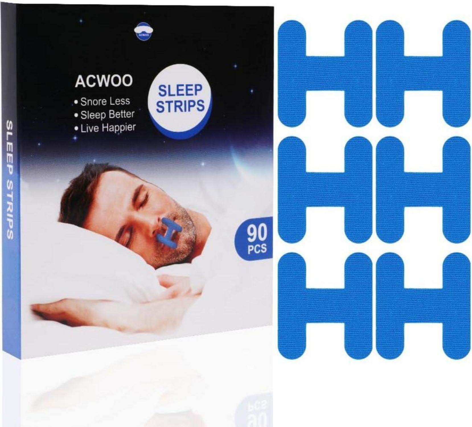 Schnarchen Reduzieren - Mouth Tape für besseren Schlaf, 90 Stück