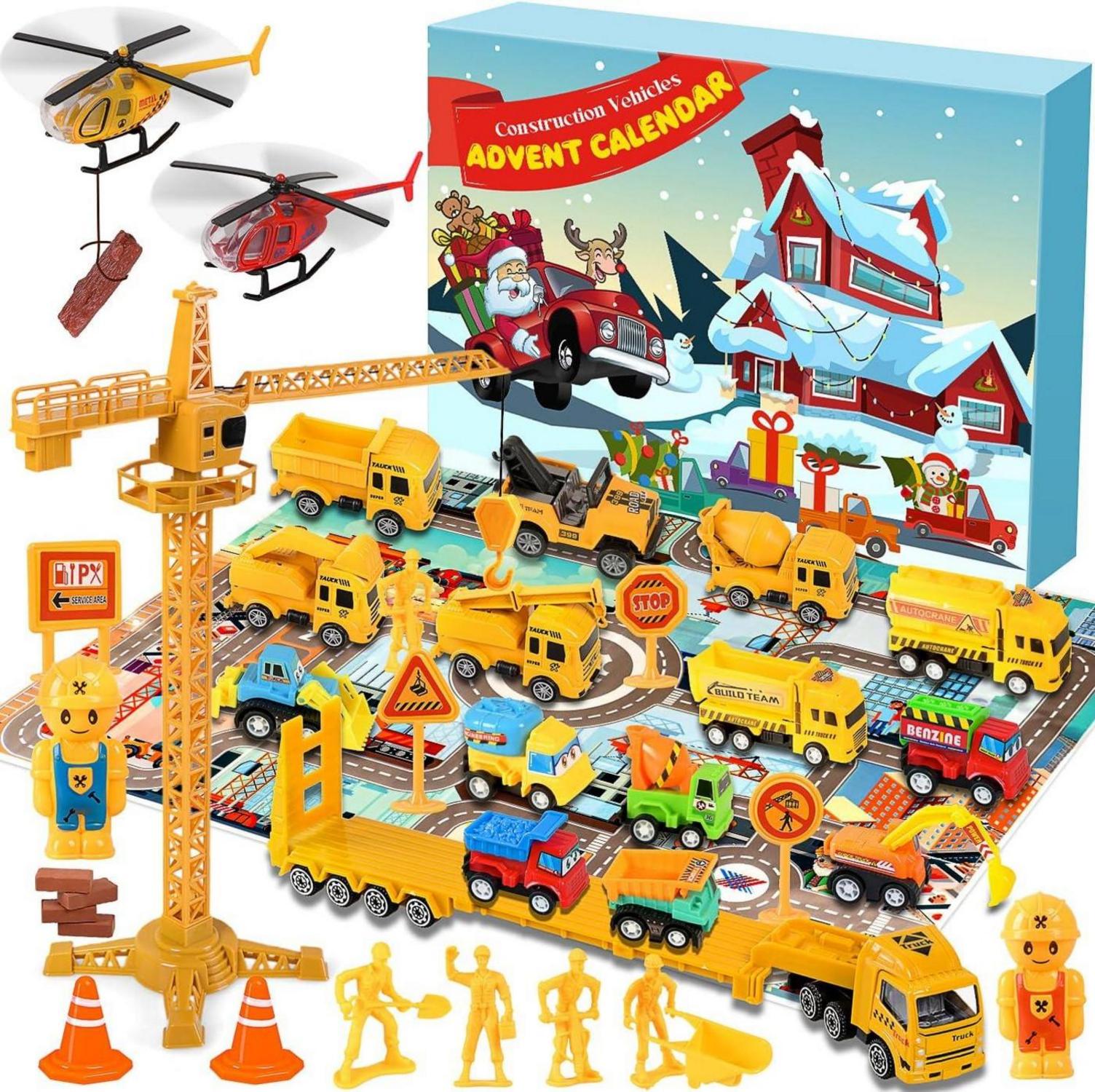spielzeug 24 Adventskalender 2024 Auto Kinder Spielzeug 24 Fahrzeuge – LuxusKollektion