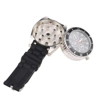 Grinderuhr tragbare Armband Uhr Watch mit Grinder Watch Crusher mit Mahlwerk