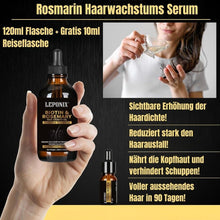 Haarwachstumsset mit Rosmarinöl Dermaroller & Kopfhaut Massagebürste Geschenkset