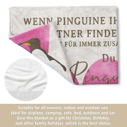 Valentinstag Geschenk Freundin Flauschige Flanelldecke Geschenke für Frauen