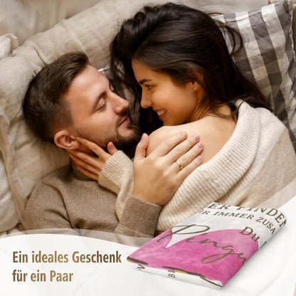 Valentinstag Geschenk Freundin Flauschige Flanelldecke Geschenke für Frauen