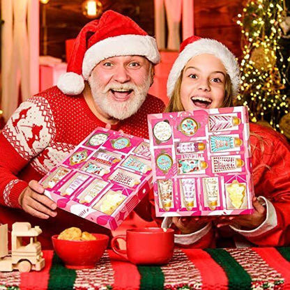 BODY & EARTH Adventskalender mit 12 Handcremes Weihnachtsgeschenke für Frauen