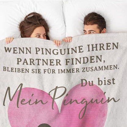 Valentinstag Geschenk Freundin Flauschige Flanelldecke Geschenke für Frauen