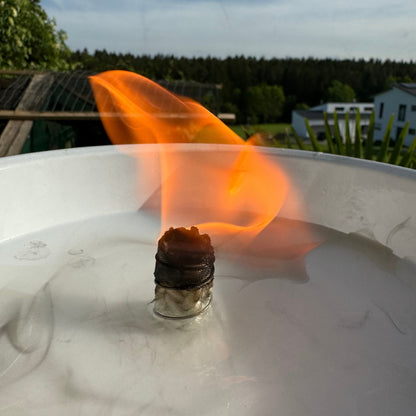 Schwabenfire Outdoorkerze Terrakotte Schale mit Dauerdocht Geschenke für Frauen