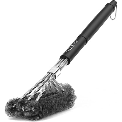 Premium Grillbürste Edelstahl Langergriff reinigungsbürste