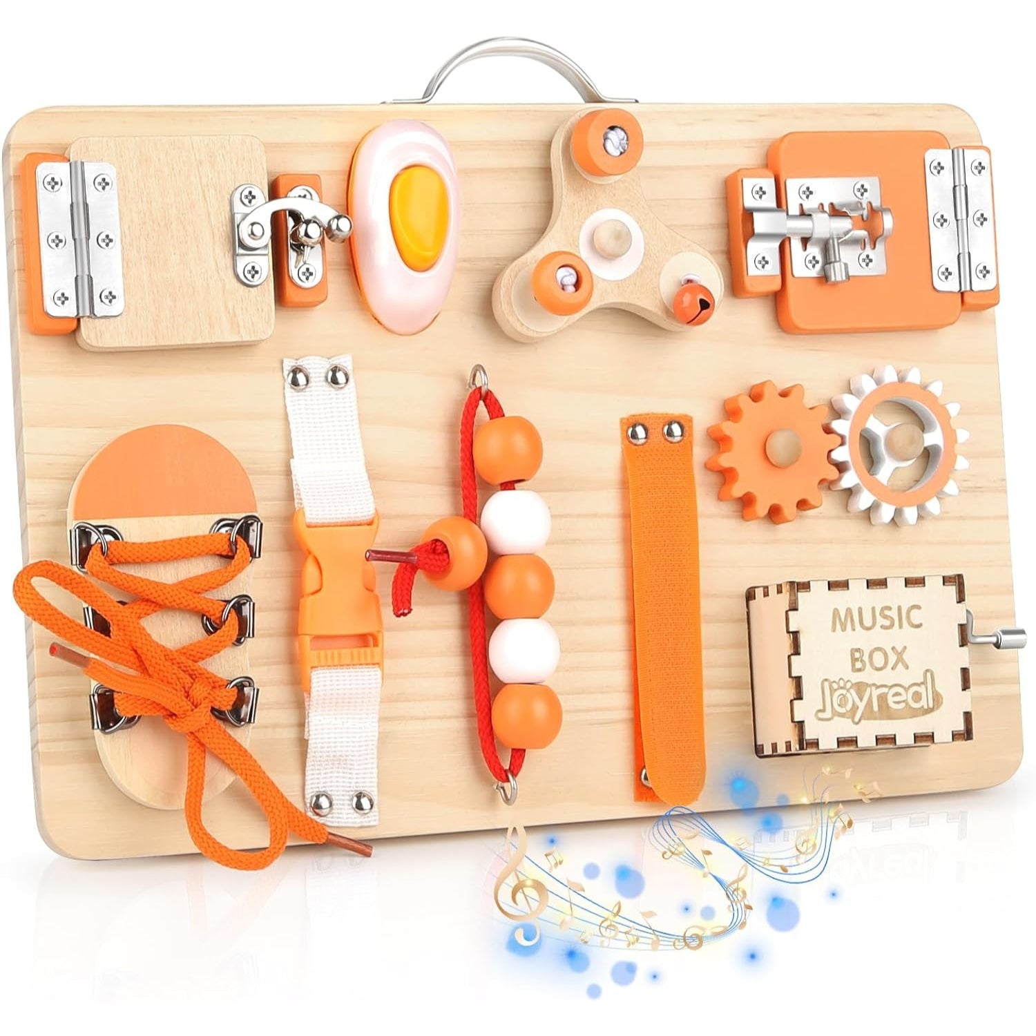 Montessori Activity Board 1 2 3 Jahre Motorikspielzeug Busy Board Holz