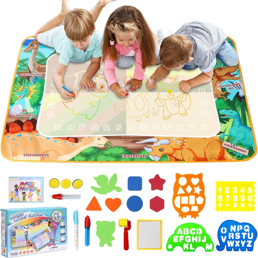 Wasser Doodle Matte 120x90 Dinosaurier Magic Malmatte Komplettset für Kinder