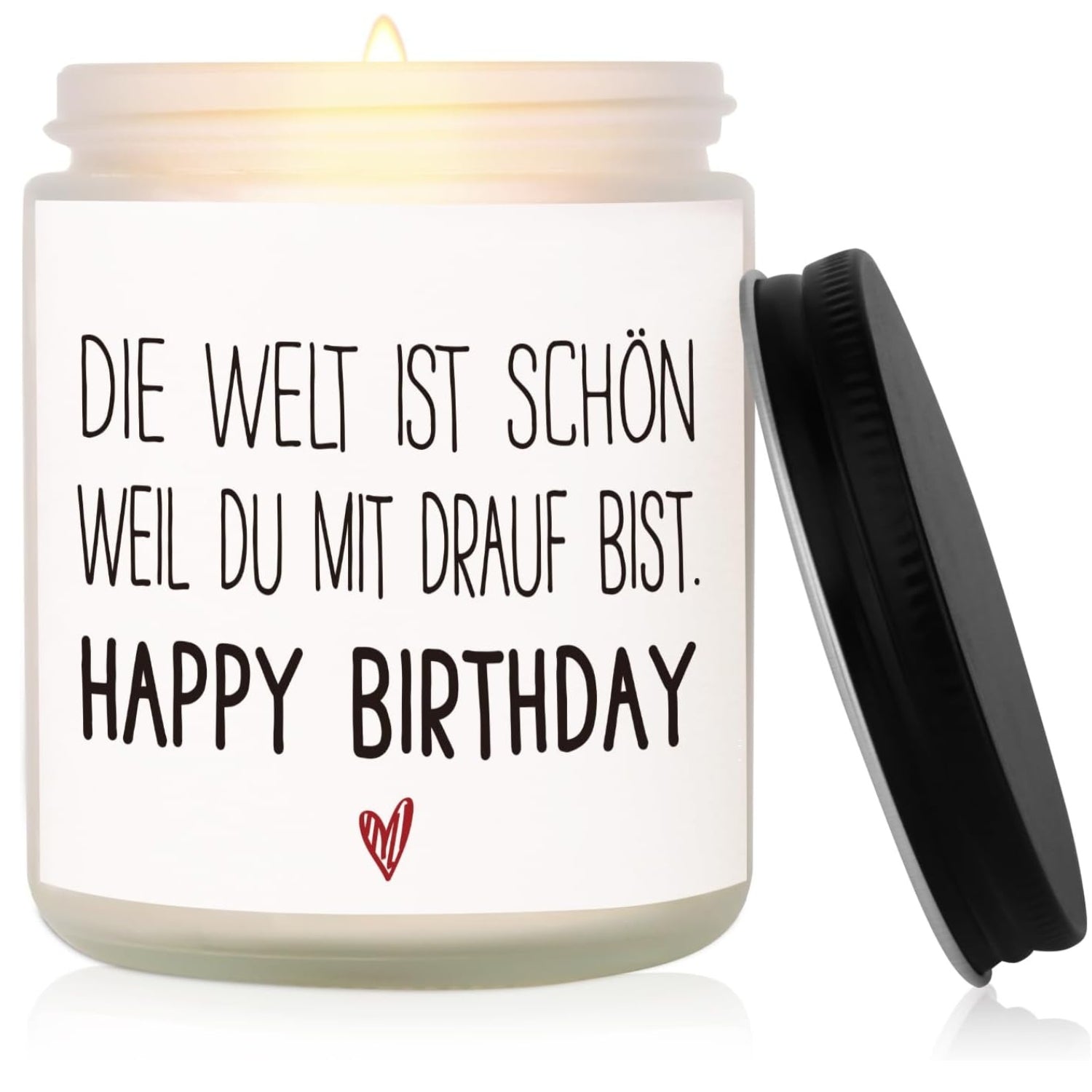 Duftkerze mit Spruch Geburtstagsgeschenk für Freundin 198g