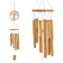 Holz Windspiel Hängende Musik Dekoration Baum des Lebens Garten Veranda