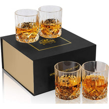 Whisky Gläser Kristallgläser 300ml 4stk Geschenke für Männer