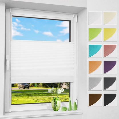 Plissee Klemmfix ohne Bohren Jalousien Fenster