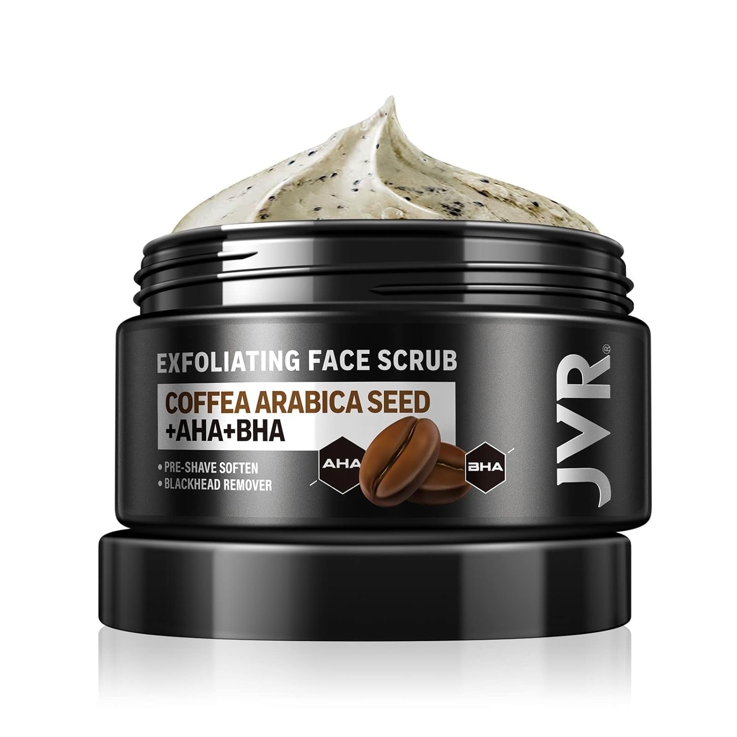 Gesichts Peeling Männer mit Kaffee Extrakt Mitesser Entferner 120ml