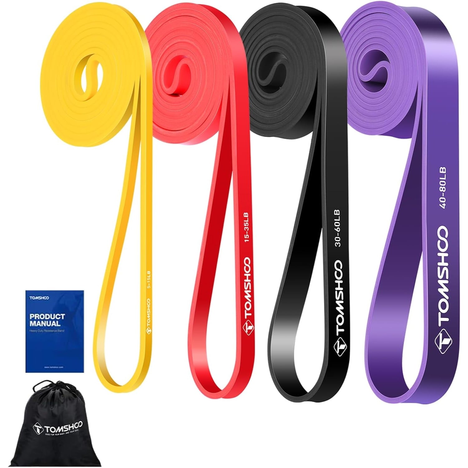 Fitnessbänder Terrabänder Resistance Bands Set 4 Stück
