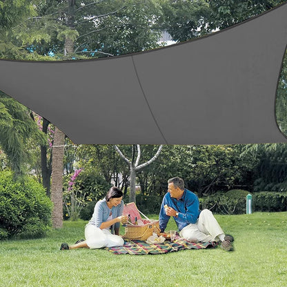 XXL Sonnensegel Wasserdicht 4x4m mit UV Schutz Sonnenschutz