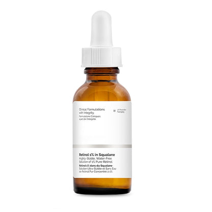 Retinol Serum 1% in Squalane Gesicht Anti-Falten Feuchtigkeitsspendend 30ml