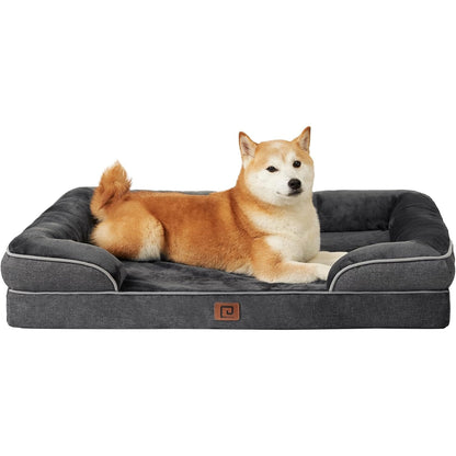 Hochwertiges Orthopädisches Hundebett Grosse Hunde Waschbar