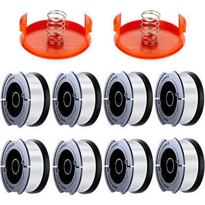 Rasentrimmer Spule kompatibel mit Black Decker 65mm 8 Stück