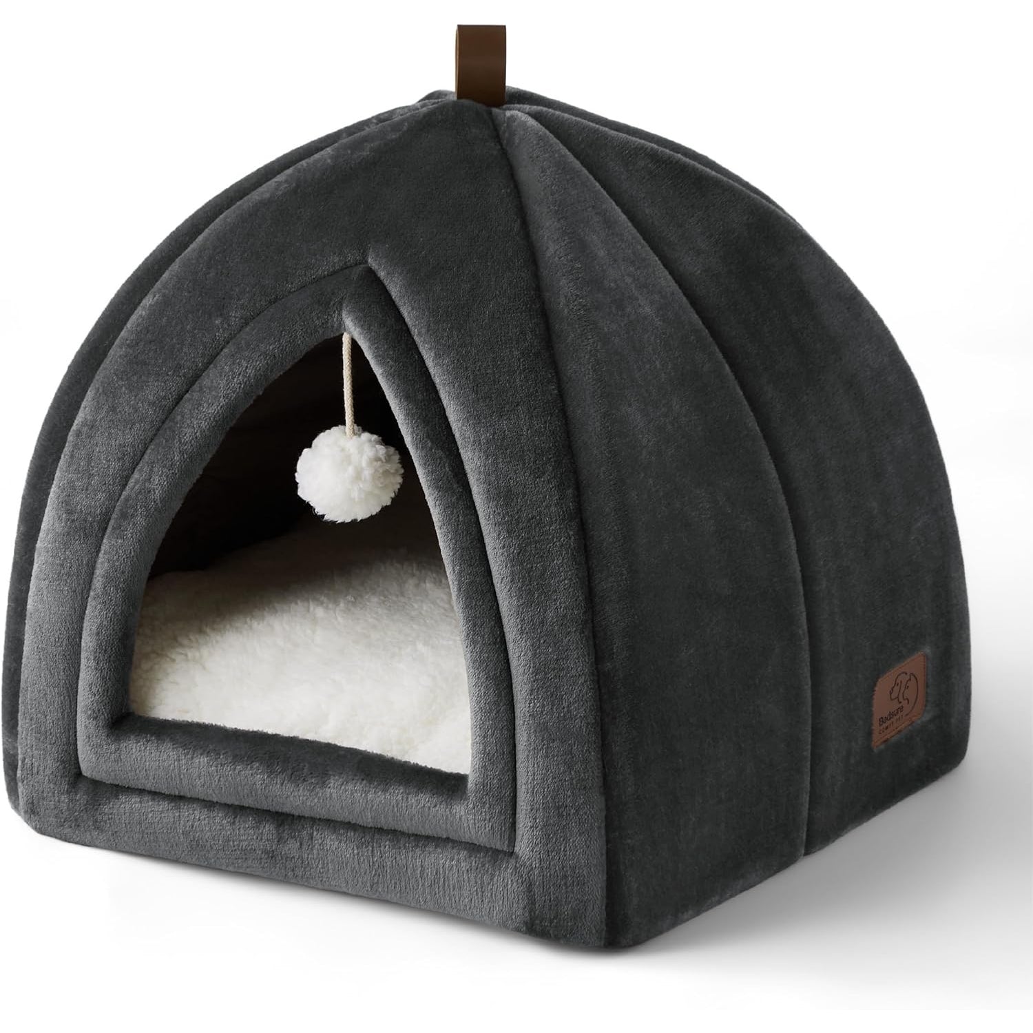 Katzenhöhle große Katzen Katzenbett mit waschbarem Kissen