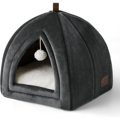 Katzenhöhle große Katzen Katzenbett mit waschbarem Kissen