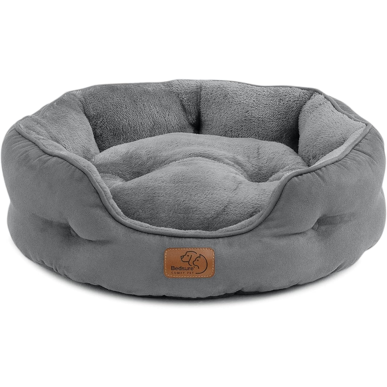 Premium Katzenbett waschbar Katzen Bettchen 51x48x15cm grau