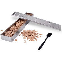 Edelstahl Räucherbox für Gasgrill Räucherofen Grill Zubehör
