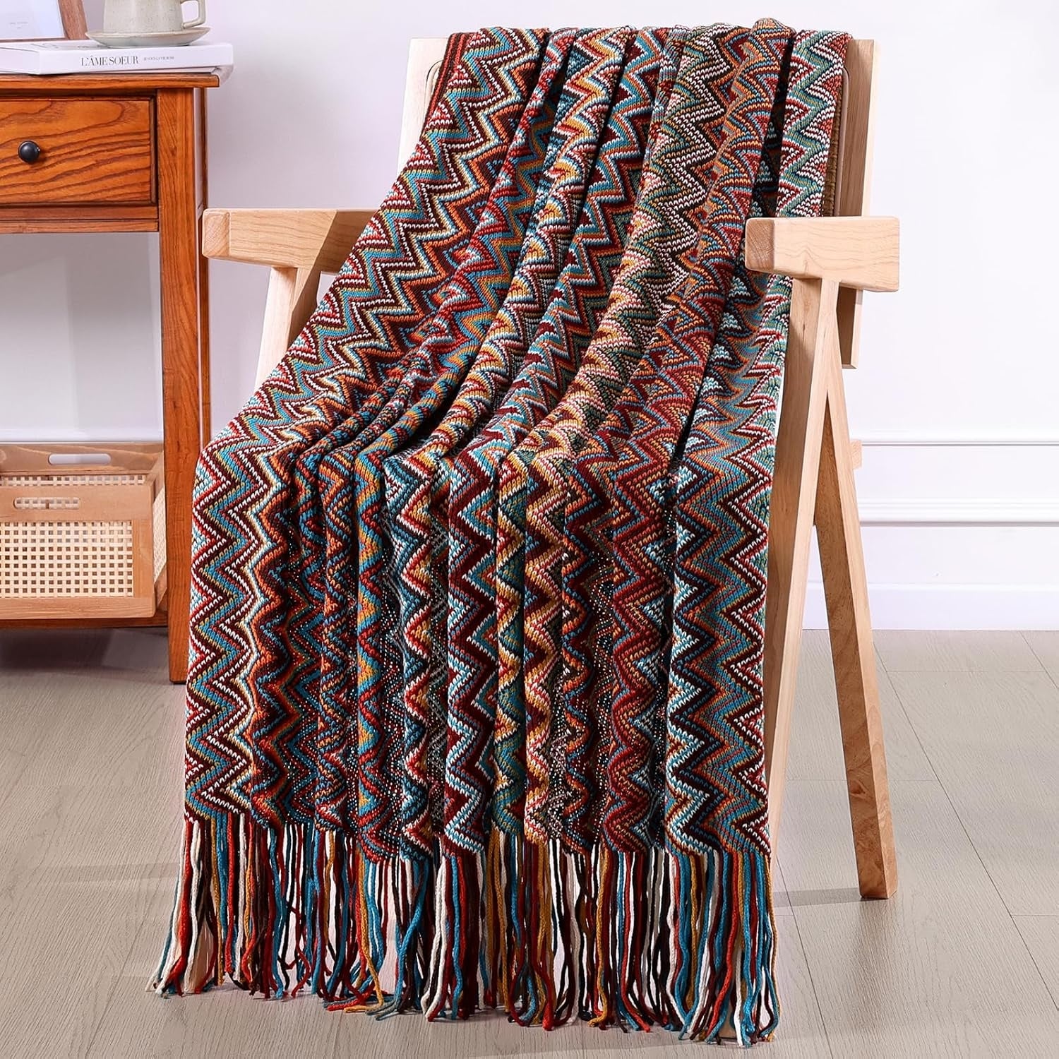 Bohemian Kuscheldecke 260GSM 130x160cm flauschige Decke
