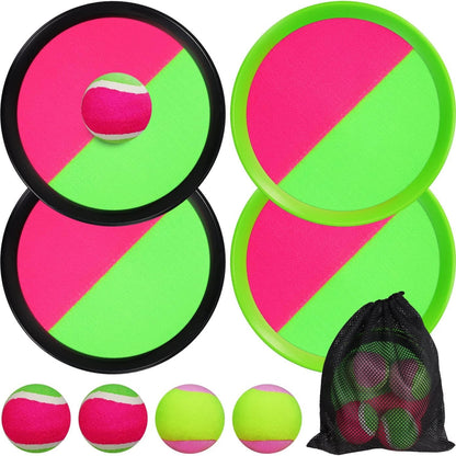 Outdoor Spielzeug Klettballspiel Fangballspiel mit 4er Set