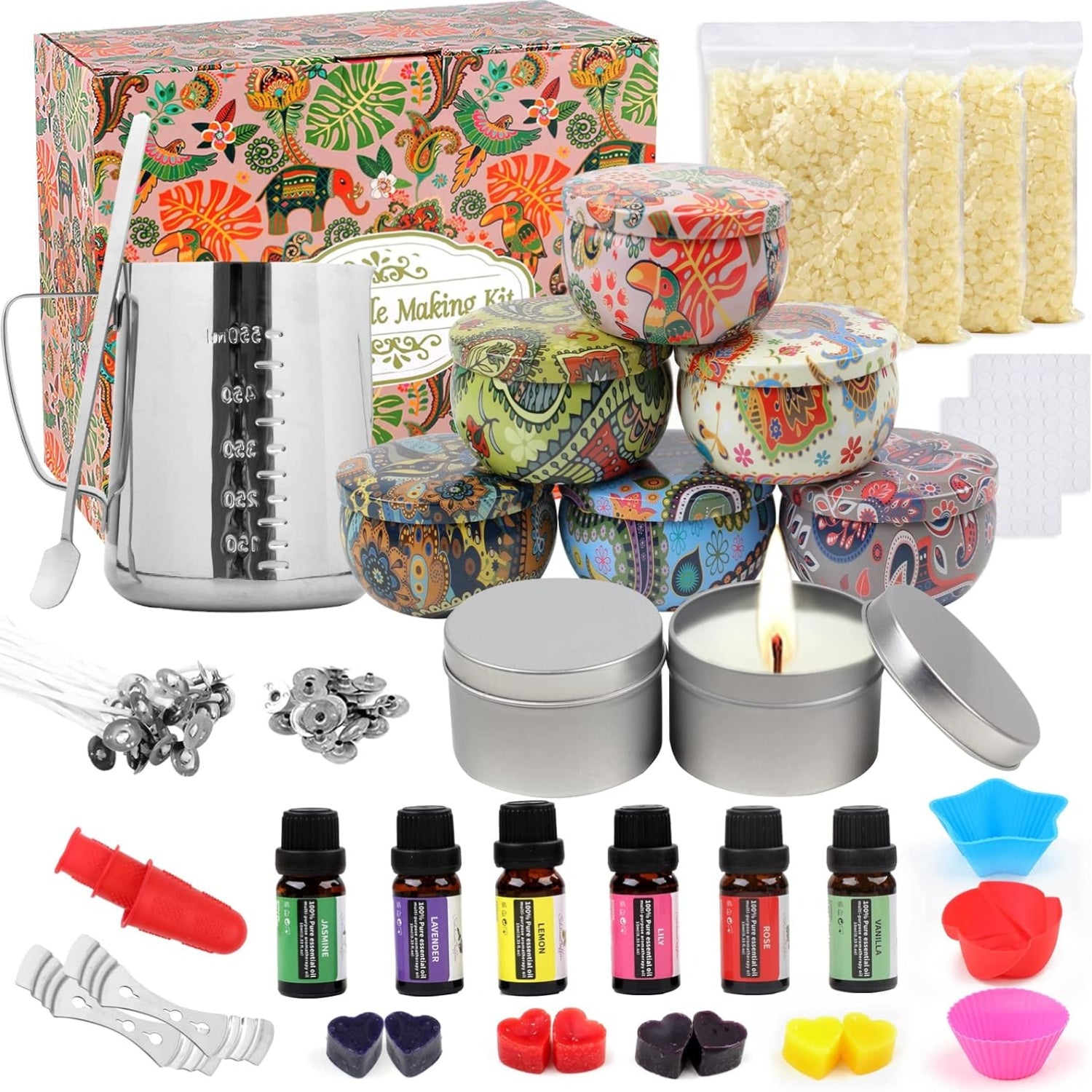 Kerzen Selber Machen Set Bienenwachs Dose DIY Geschenk
