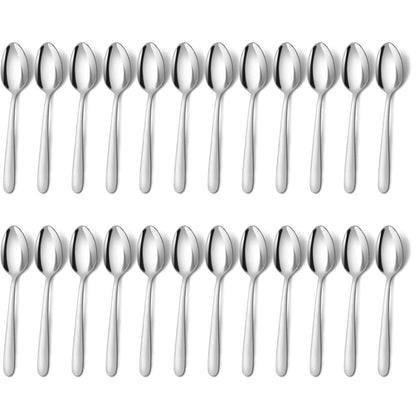 Teelöffel Set Kaffeelöffel Set 24 Stück Edelstahl 14,5cm