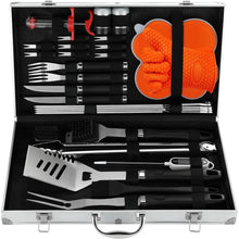 Geschenke für Männer Grillbesteck Set 30x Edelstahl Koffer