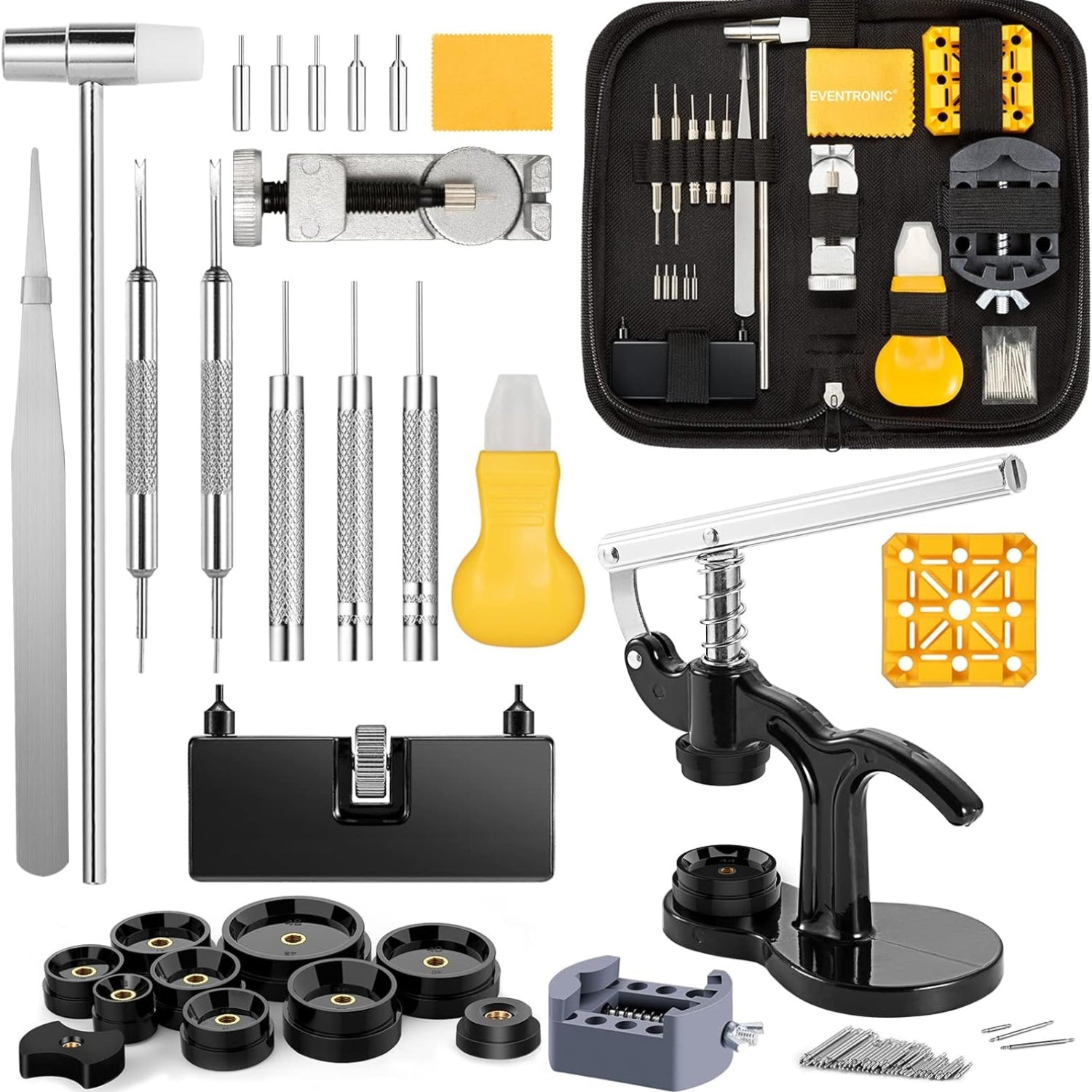 uhrenwerkzeug uhrmacherwerkzeug uhrenwerkzeugset 88PCS