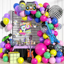 80er 90er Jahre Party Deko Ballon Girlande Bunt Luftballons