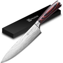 Premium Kochmesser mit Holzgriff 20 cm Küchenmesser