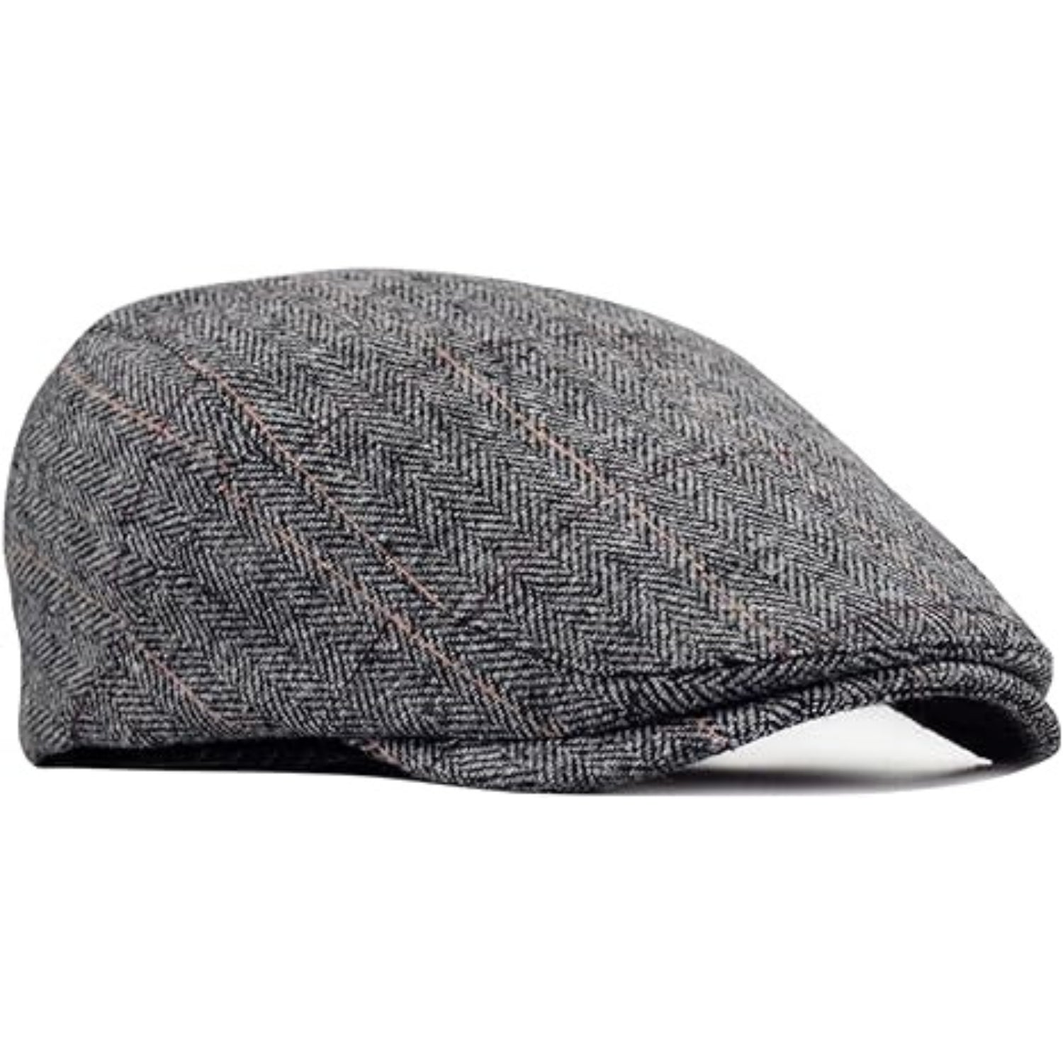 Schiebermütze Herren Sommer Grau Hut Herren Flat Cap 55-59cm