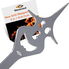 6 in 1 Fleischgabel Geschenke für Männer Grill Zubehör