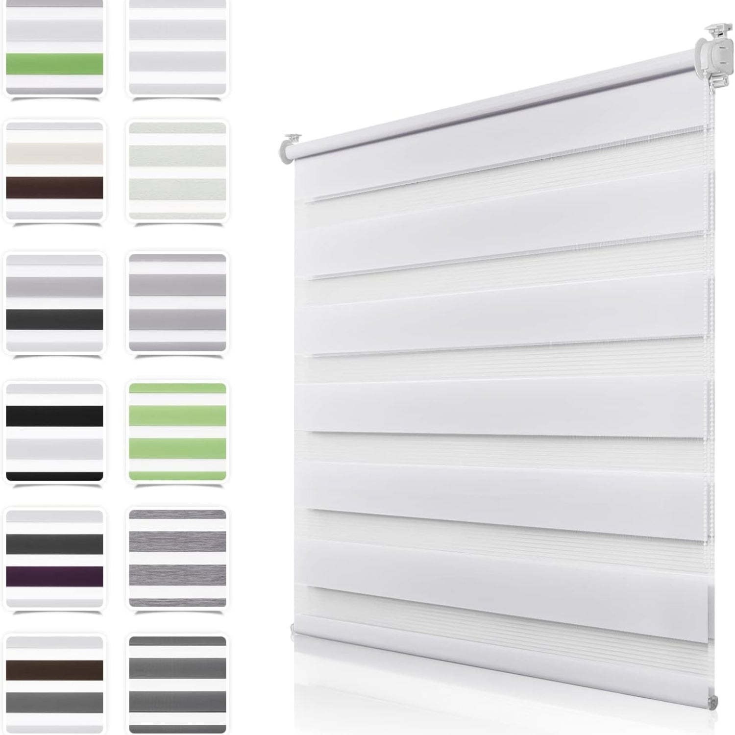 Klemmrollos für Fenster ohne Bohren Plissee Klemmfix 45x170