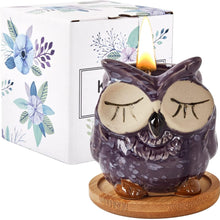 Lavendel Duftkerze in Eulen Form Duftkerzen Geschenkset