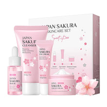 4tlg Sakura Hautpflege Set korean skincare geschenkset frauen Gesichtspflege
