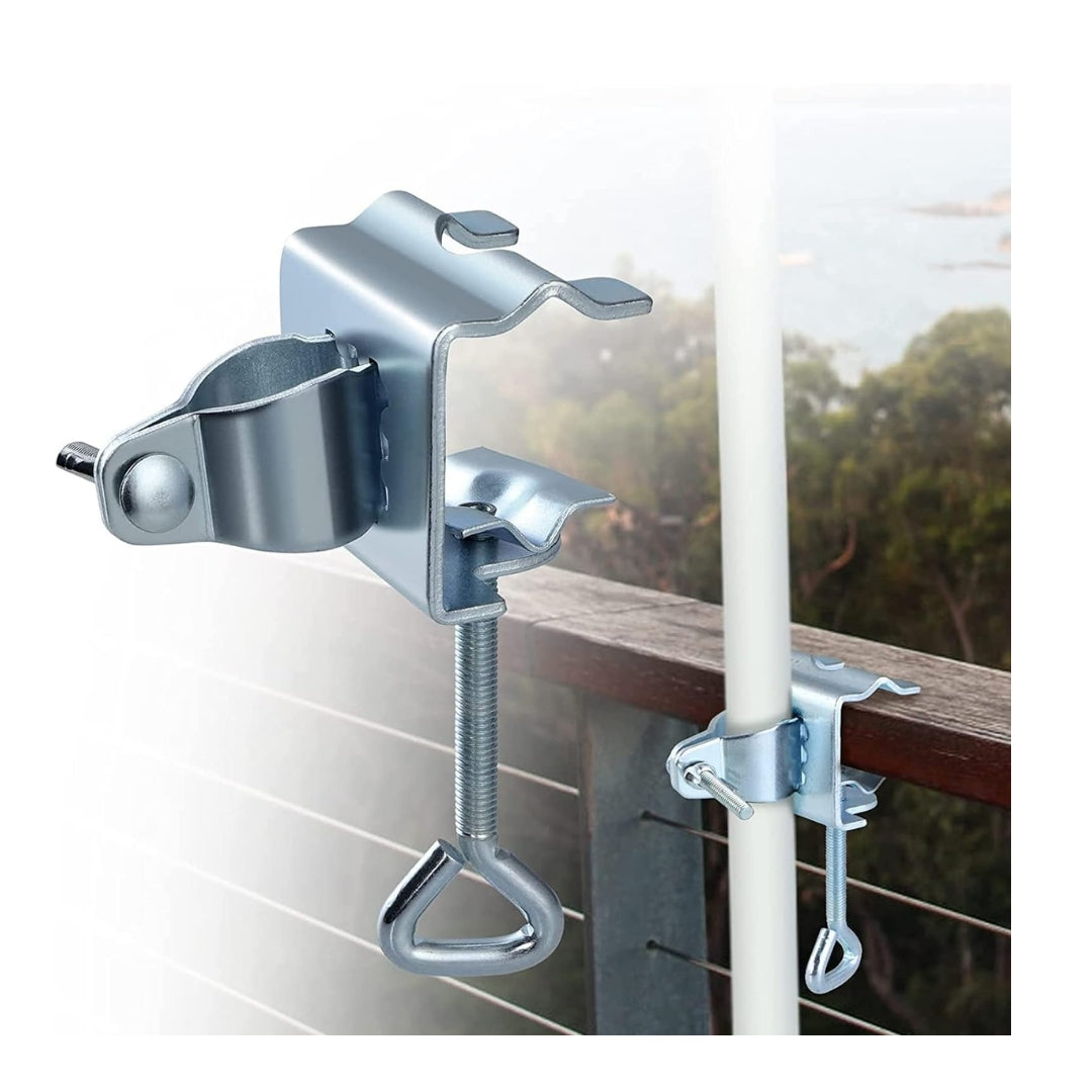 Sonnenschirm Clip Universal Tischklammer Tragbar für Geländer Terrassen