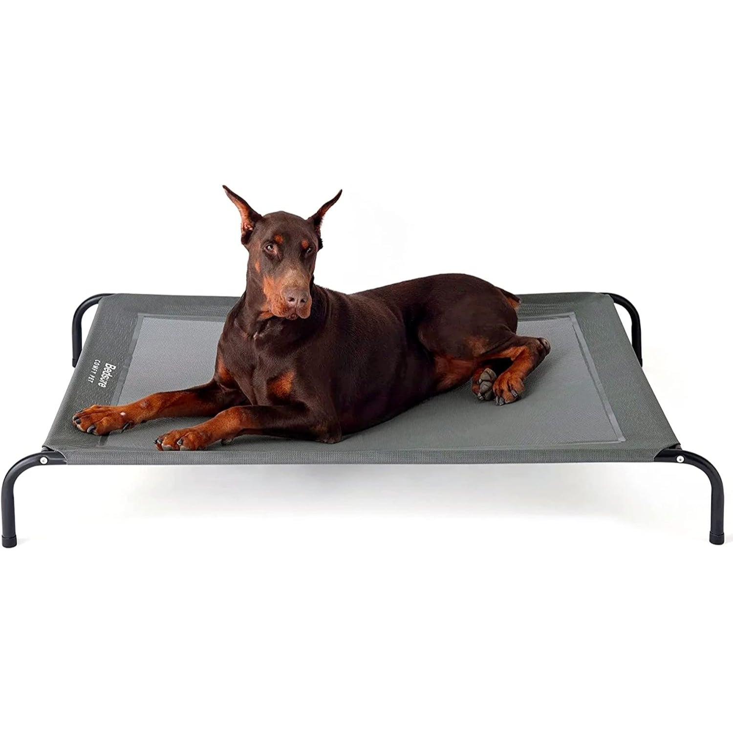 Hochwertige Hundeliege outdoor Grosse Hunde grau 124x90x20cm