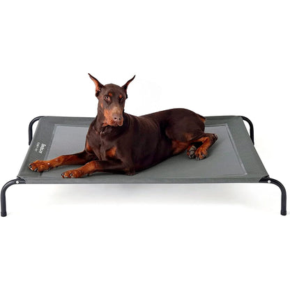 Hochwertige Hundeliege outdoor Grosse Hunde grau 124x90x20cm