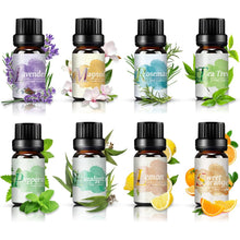 8er Ätherische Öle 100% Naturrein Aroma Diffuser Set Lavendel Teebaum Mehr