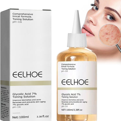Glykolsäure 7% Toning Solution Glycolic Acid Peeling Gesichtspflege 100ml
