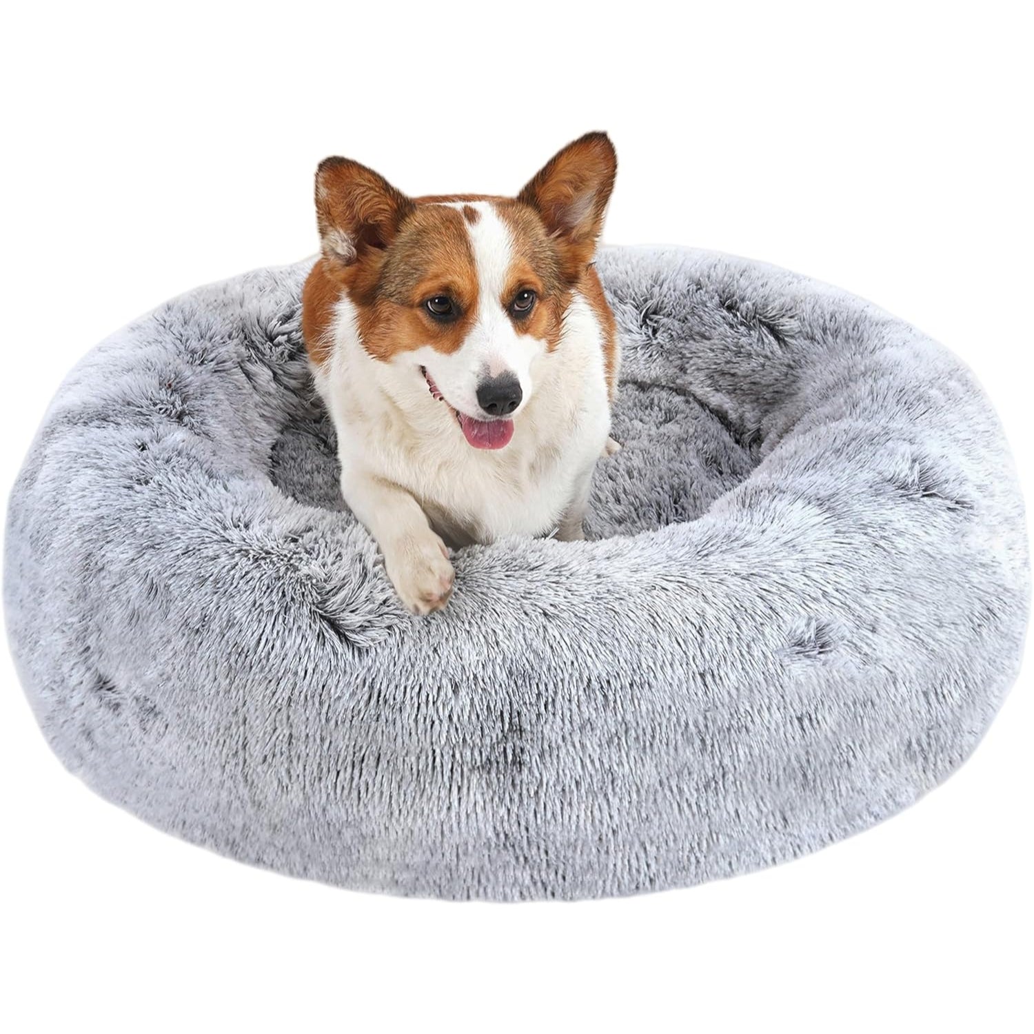 Orthopädisches Hundebett rund Hundekissen Hundesofa waschbar