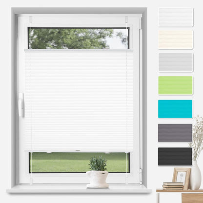 Plissee Jalousien Fenster ohne Bohren Klemmfix